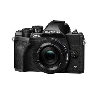 Mirrorless Cameras - Olympus OM-D E-M10 Mark IV ED 14-42mm EZ PANCAKE Black - quick order from manufacturer