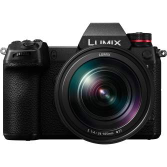 Bezspoguļa kameras - Panasonic Lumix DC-S1ME + LUMIX S 24-105mm F4 MACRO I.S. (S-R24105) (Black) - ātri pasūtīt no ražotāja