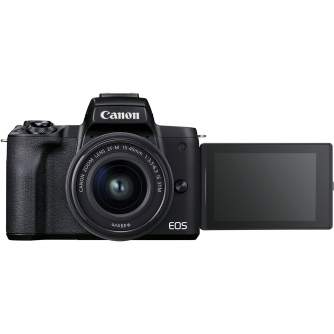 Mirrorless Cameras - Canon EOS M50 Mark II 15-45 IS STM Black - quick order from manufacturer