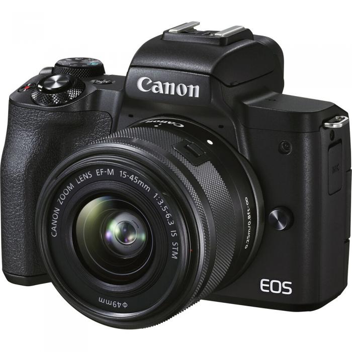 Mirrorless Cameras - Canon EOS M50 Mark II 15-45 IS STM Black - quick order from manufacturer