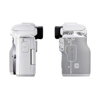 Bezspoguļa kameras - Canon EOS M50 Mark II Body (White) - ātri pasūtīt no ražotāja