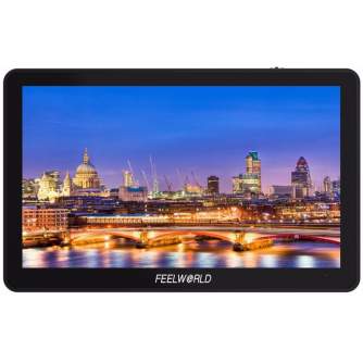 Vairs neražo - FEELWORLD F6 Plus 5.5inch HDMI monitor 150g 1920x1080 500cd 3D LUT 4K NP-F970 LP-E6