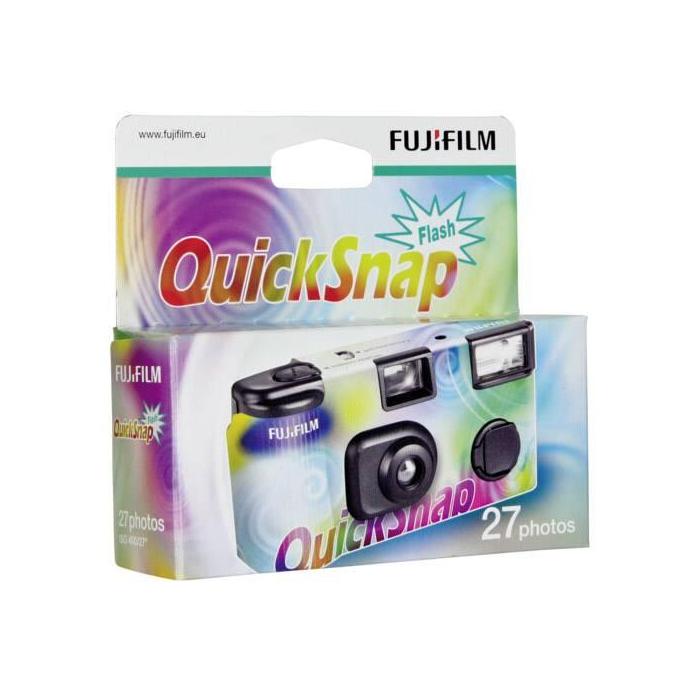 Плёночные фотоаппараты - FUJIFILM QuickSnap single-use camera with flash. 400/135/27 - купить сегодня в магазине и с доставкой