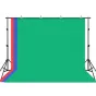 Background Set with Holder - Photo studio background support Puluz 2x3m + Backdrops 3 pcs PKT5205 - quick order from manufacturer