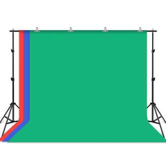 Комплект фона с держателями - Photo studio background support Puluz 2x3m + Backdrops 3 pcs PKT5205 - быстрый заказ от производит