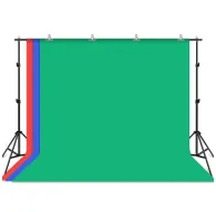 Fonu komplekti ar turētāju - Puluz Photo studio background support 2x3m + Backdrops 3 pcs PKT5205 - ātri pasūtīt no ražotājaFonu komplekti ar turētāju - Puluz Photo studio background support 2x3m + Backdrops 3 pcs PKT5205 - ātri pasūtīt no ražotāja