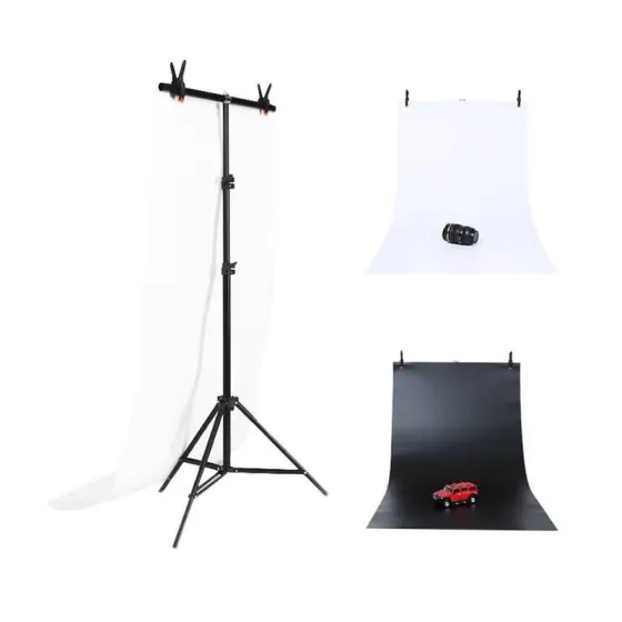 Puluz Foto studijas fona turētājs 70x200cm + foni 2 gab DCA0976