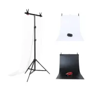 Puluz Foto studijas fona turētājs 70x200cm + foni 2 gab DCA0976