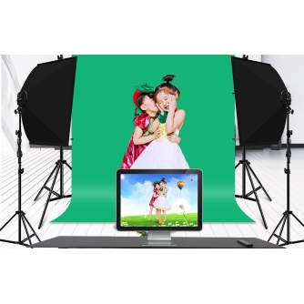 Новинка - Puluz Photo studio background support 2x2m + Backdrops 3 pcs PKT5204 - быстрый заказ от производителя