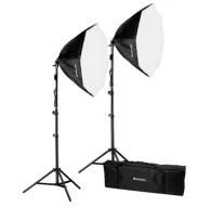 Bresser BR-2860 LED 2x50W Octabox 65cm daylight softbox set