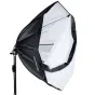 Fluorescējošās - Bresser BR-2860 LED 2x50W Octabox 65cm daylight softbox set - ātri pasūtīt no ražotāja