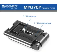 Tripod Accessories - Benro quick release plate MPU70P - buy today in store and with deliveryTripod Accessories - Benro quick release plate MPU70P - buy today in store and with delivery