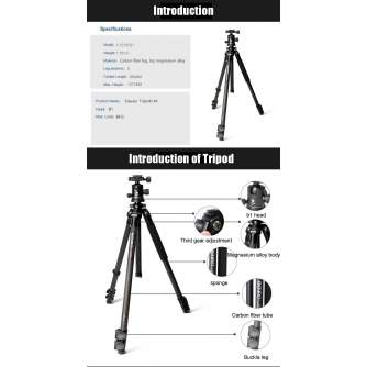 Photo Tripods - Benro C1570FB1 foto statīvs - quick order from manufacturer