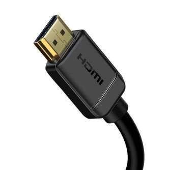 Video vadi, kabeļi - Baseus High definition Series HDMI Cable 3m Black - ātri pasūtīt no ražotāja
