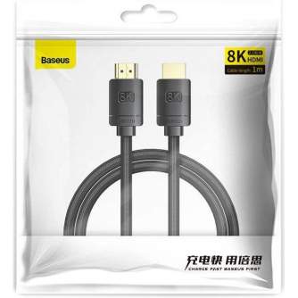Wires, cables for video - Baseus High Definition Series HDMI 8K to HDMI 8K 1m - quick order from manufacturer