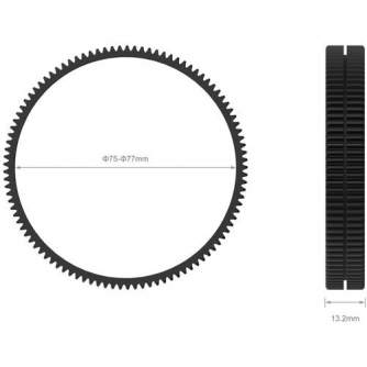 Rigu aksesuāri - SmallRig 3294 Focus Gear Ring Seamless 75-77mm - ātri pasūtīt no ražotāja