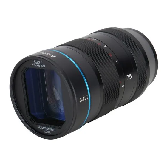 Sirui Anamorphic Lens 1,33x 75mm 1.8 Sony E-Mount rental