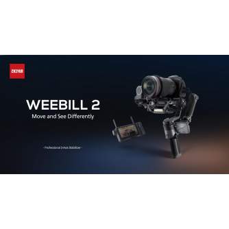 Video stabilizers - Zhiyun Weebill 2 gimbal w. LCD, tripod - quick order from manufacturer