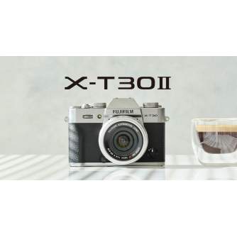 Mirrorless Cameras - Fujifilm X-T30 II mirrorless APS-C kamera (new LCD, latest software, silver) body - quick order from manufacturer