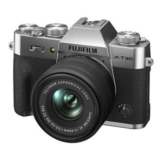 Mirrorless Cameras - Fujifilm X-T30 II mirrorless APS-C kamera (new LCD, latest software, silver) body - quick order from manufacturer