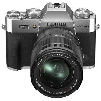 Беззеркальные камеры - Fujifilm X-T30 II 15-45mm silver kit mirrorless APS-C kamera (new LCD, latest software) - быстрый заказ о