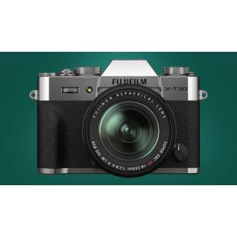 Bezspoguļa kameras - Fujifilm X-T30 II XF18-55 Kit Black (NEW) - perc šodien veikalā un ar piegādi