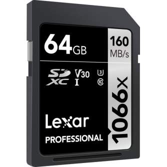 Memory Cards - Lexar Pro 1066x SDXC U3 (V30) UHS-I R160/W70 64GB - buy today in store and with delivery