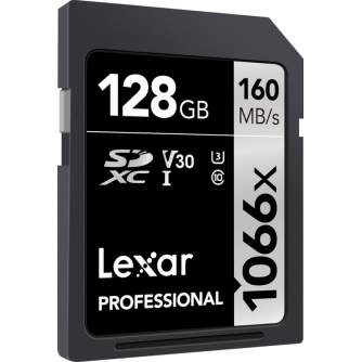 Atmiņas kartes - Lexar Pro 1066x SDXC U3 (V30) UHS-I R160/W120 128GB - купить сегодня в магазине и с доставкой