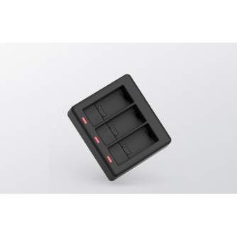 Sporta kameru aksesuāri - Telesin 3-slot charger for GoPro HERO10 HERO11 Hero 9 + 2 batteries - купить сегодня в магазине и с до