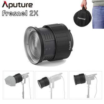 Video gaismas - Aputure Fresnel 2X LED COB noma