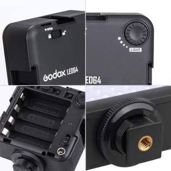 On-camera LED light - Godox LED64 LED Light - buy today in store and with delivery