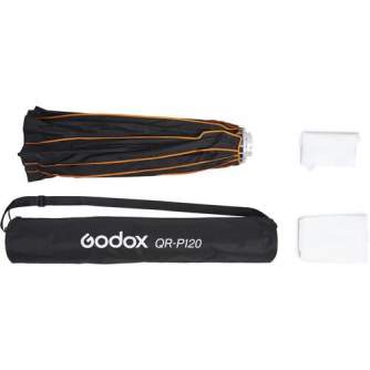Softboksi - Godox QR-P120 softbox parabolic 120cm - perc šodien veikalā un ar piegādi
