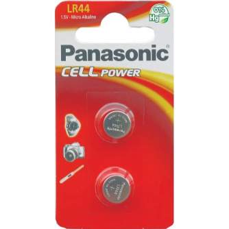 Baterijas, akumulatori un lādētāji - Panasonic battery LR44L/2BB - perc šodien veikalā un ar piegādi