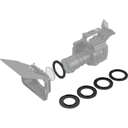 SmallRig 3410 Screw In Reduction Ring Set met Filter Thread (67mm/72mm/77mm/82mm/86mm 114mm) voor Matte Box 2660