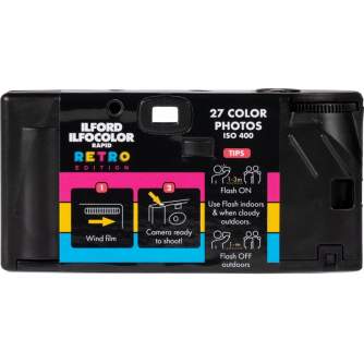 Film Cameras - ILFORD ILFOCOLOR SINGLE USE CAMERA RAPID RETRO EDITION 2005154 - buy today in store and with delivery