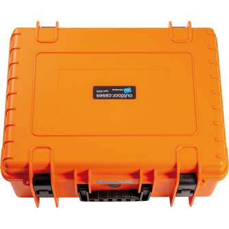 Cases - BW OUTDOOR CASE TYPE 6000 WITH PRE-CUT FOAM (SI) ORANGE 6000/O/SI - quick order from manufacturer