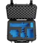 Kietas kelioninis dėklas - BW OUTDOOR CASE TYPE 2000 FOR GOPRO HERO 11 (FITS EVEN GOPRO HERO 9/10), CHARGE-IN-CASE, BLACK 2000/B