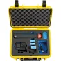 Kietas kelioninis dėklas - BW OUTDOOR CASE TYPE 2000 FOR GOPRO HERO 11 (FITS EVEN GOPRO HERO 9/10), CHARGE-IN-CASE, YELLOW 2000/