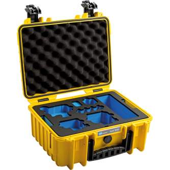 Cases - BW OUTDOOR CASE TYPE 3000 FOR 1X GOPRO HERO 9 BUNDLE, 2X HERO 9, MEDIA MOD (CHARGE-IN-CASE), YELLOW 3000/Y/GOPRO9 - quick order from manufacturer