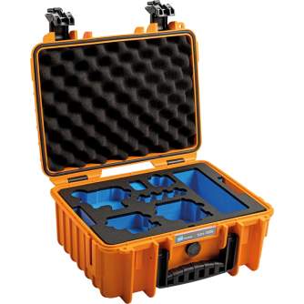 Cases - BW OUTDOOR CASE TYPE 3000 FOR 1X GOPRO HERO 9 BUNDLE, 2X HERO 9, MEDIA MOD (CHARGE-IN-CASE), ORANGE 3000/O/GOPRO9 - quick order from manufacturer