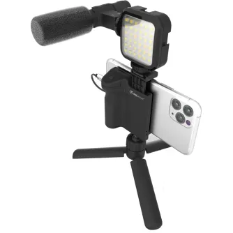 Telefonu statīvi - DIGIPOWER FOLLOW ME VLOGGING KIT DPS-VLG4 - perc šodien veikalā un ar piegādi