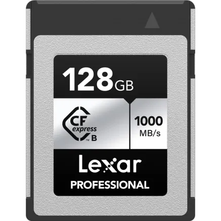 LEXAR CFEXPRESS PRO SILVER SERIE R1000W600 128GB LCXEXSL128G-RNENG