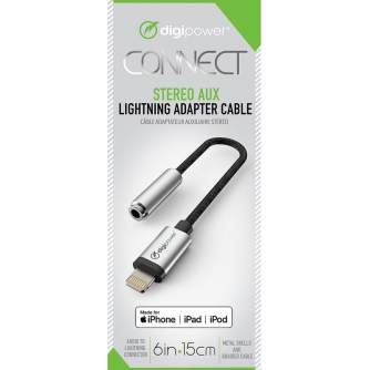 Cables - DIGIPOWER 3.5MM FEMALE TRRS TO LIGHTNING ADAPTER CABLE SP-AUXLT - quick order from manufacturer