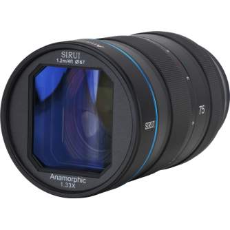 Lenses - SIRUI ANAMORPHIC LENS 1,33X 75MM F/1.8 EF-M MOUNT SR75-EFM - quick order from manufacturer
