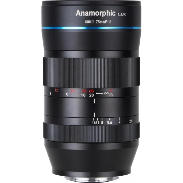 Lenses - SIRUI ANAMORPHIC LENS 1,33X 75MM F/1.8 MFT MOUNT SR75-MFT - quick order from manufacturer