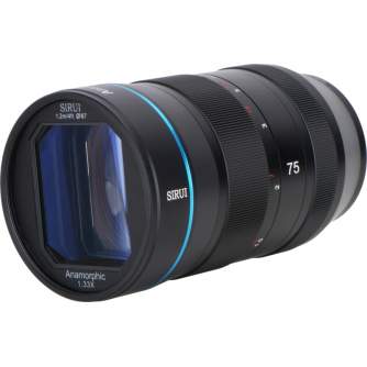 Lenses - SIRUI ANAMORPHIC LENS 1,33X 75MM F/1.8 MFT MOUNT SR75-MFT - quick order from manufacturer