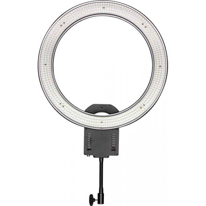LED Gredzenveida lampas - NANLITE HALO19 LED RING LIGHT WITH CARRYING CASE 12-20272 - ātri pasūtīt no ražotāja