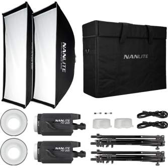LED Light Set - NANLITE FS-200 LED 2 LIGHT KIT WITH STAND FS-200 2KIT-S-LS - buy today in store and with delivery