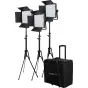 LED gaismas paneļi - KIT NANLITE 3 LIGHT KIT 600DSA W/TROLLEY CASE & LIGHT STAND 117097 - ātri pasūtīt no ražotāja