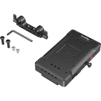 Accessories for rigs - SmallRig 3203 V Mount Batterij Adapter Plaat met Dubbele 15mm Staafklem 3203 - quick order from manufacturer